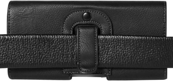 Extra Large Cell Phone Belt Clip Holster Case PU Leather Pouch Holder for Motorola Moto G Stylus 5G 2024 2022 G Play 2023, G Stylus 5G 2022 2021, Galaxy A14 A06 A05, BLU G93 G73 G63 F91 5G, LG Stylo 6 - Image 7