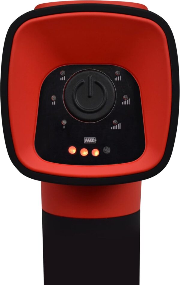 Power Plate Red Pulse 3.0 with Carry case, Whisper Quiet, Light-Weight Portable Handheld Massager with Antimicrobial Technology; Rechargeable, 6 Hour Battery Life, 6 Intensity Levels, 6 attachments - Image 9