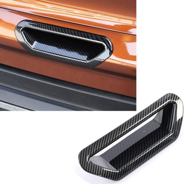 Car Tailgate Handle Bowl Cover, Chrome Rear Boot Door Bezel Trim Replacement Sticker for Ford Kuga Escape 2013 2014 2015 2016 2017 External Decoration Accessories Car-Styling - Image 2