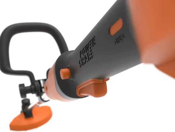 WORX WG183E 40V Cordless Line Trimmer with Two Batteries and Charger, 33cm Cutting Capacity, AutoFeed Mechanism, Lightweight Grass Trimmer, Dual Line, Part of PowerShare Battery System - Image 6