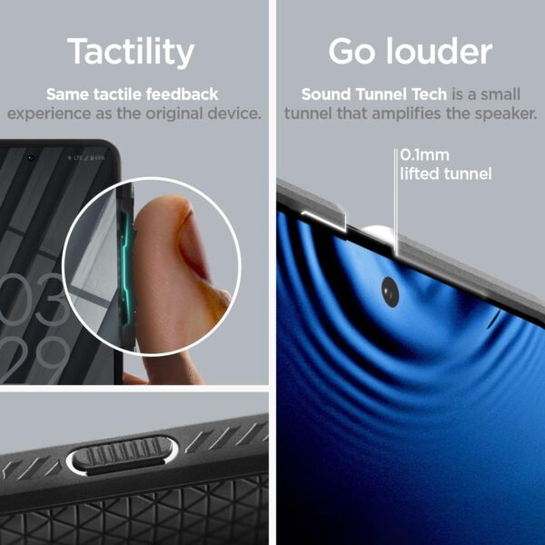 Spigen Liquid Air Case Compatible with Google Pixel 7 Pro - Matte Black - Image 7