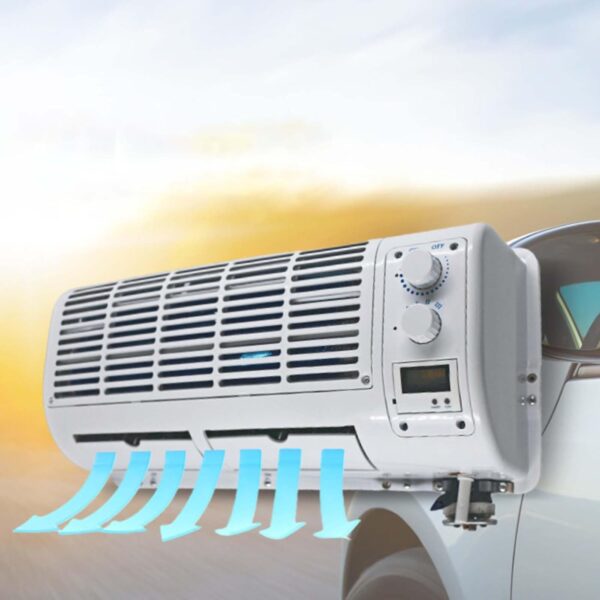 MAYFABD Portable Car Hanging Air Conditioner Fan, 22525 BTU/H, Wall Mounted, Cooling Fan, Evaporator Kit, 12V, Includes Car Evaporator & Mounting Kit - Image 2
