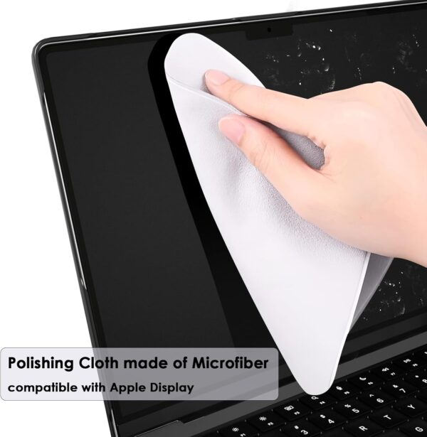Anti-cracking Case compatible with MacBook Pro 16 inch M4(A3403 A3186) M3(A2991) M2(A2780) M1(A2485) Pro/Max, 2024 2023 2021 Release, Black TPU Bumper & Hard PC Shell, Matte Black - Image 6