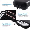 Teyomi Carrying Case Compatible with Nintendo Switch OLED Model 2021, Nintendo Switch Accessory Bundle with Case, Protective Film, Transparent Case for Nintendo Switch OLED, Case for Joy-Con Handle - Image 5