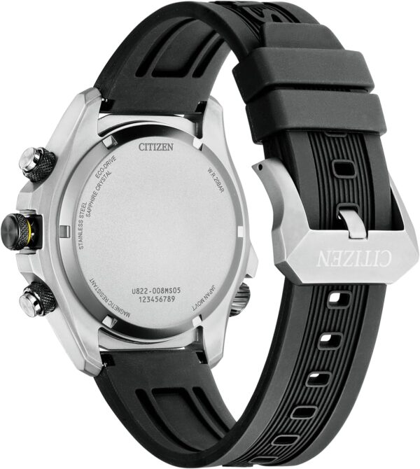 Citizen Men's Analogue-Digital Eco-Drive Watch with Plastic Strap JV1007-07E - Image 4
