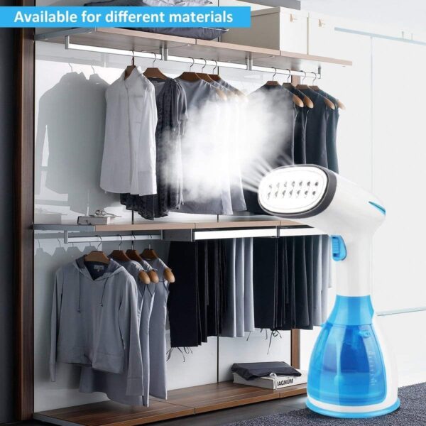 Cadrim Clothes Steamer, Handheld Garment Steamer 1500W 280ml Travel Steam Vertical Strong Steam Iron Auto Cut-Off Powerful For Home, Office & Travel - Image 3