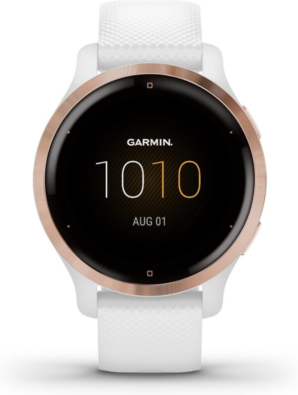 Garmin Venu 2S GPS 40mm Smartwatch, AMOLED Touchscreen, All-day Advanced Health & Fitness Features, Music Storage, Wellness Smartwatch with up to 10 days battery life, White - Image 10
