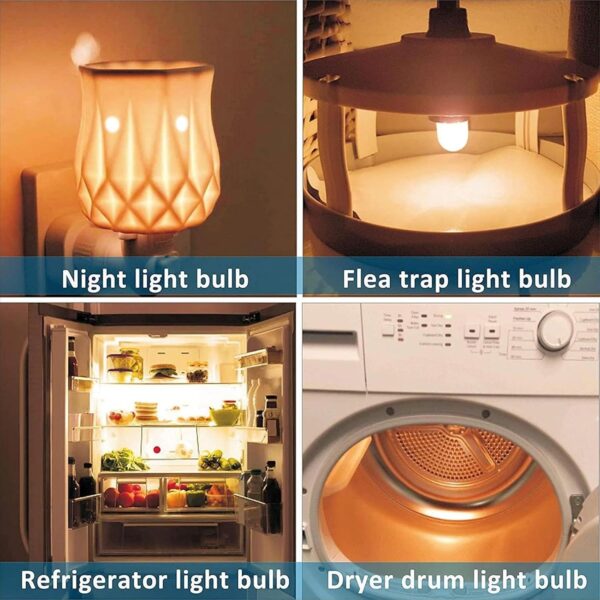 Refrigerator Light - 0.71x1.99 Inches E14 2W 220V LED Light Bulb Fridge - Small Edison Screw Lamps for All Areas of The Home, It's The Smart and Responsible Choice - Image 3