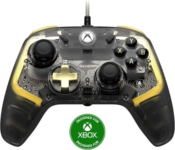 GameSir Kaleid Flux Enhanced Wired Controller for Xbox, RGB Lighting and Hall Effect Joystick, Compatible with Xbox Series X|S, Xbox One, Windows 10/11 PC - Officially Licensed - Image 2