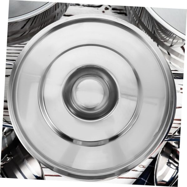 Universal Soup Pot Lid Sturdy Wear-Resistant Stainless Steel Easy to Clean Kitchen Accessory - Image 7