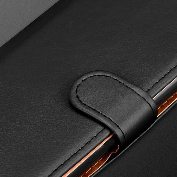 for Samsung Galaxy A15 Phone Case – Leather Wallet Cover, Book Flip Folio with Kickstand, Magnetic Closure, RFID Blocking, Shockproof Protection for Samsung A15 5G / A15 (Black) - Image 8