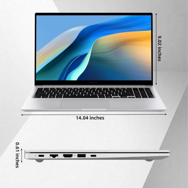 SAMSUNG Galaxy Book4 Business Laptop - Win 11 Pro & MS Office Lifetime, 15.6" FHD Display, Intel 10-Core 7-150U(up to 5.4 GHz), 16GB RAM, 4TB SSD, 14H Long Battery Life, with External CD/DVD Drive - Image 7
