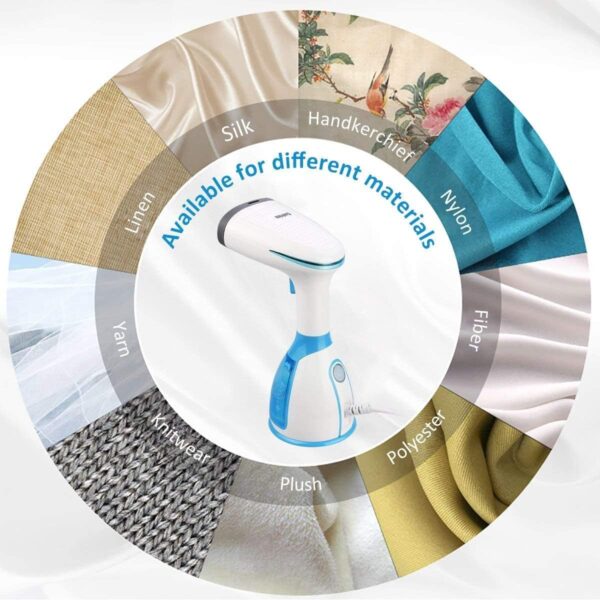 Cadrim Clothes Steamer, Handheld Garment Steamer 1500W 280ml Travel Steam Vertical Strong Steam Iron Auto Cut-Off Powerful For Home, Office & Travel - Image 6