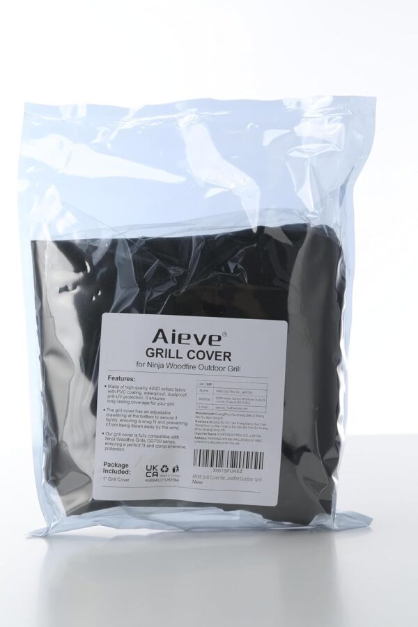 Aieve Waterproof Grill Cover Compatible with Ninja Woodfire Electric BBQ Grill & Smoker OG701UK OG751UK - Image 9