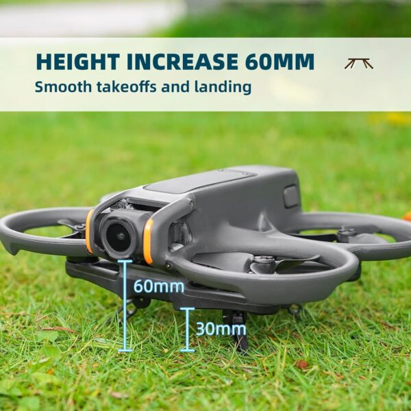 AVATA 2 Landing Gear,Foldable Extended Landing Legs for DJI AVATA 2,Height Extension Drone Protector Accessories - Image 3