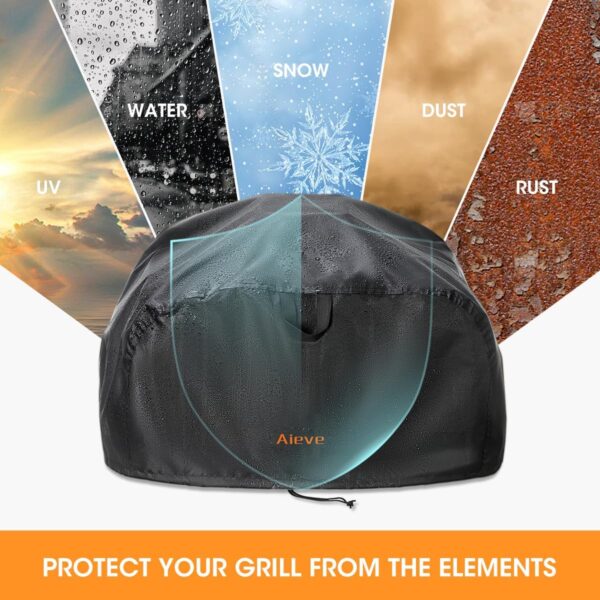 Aieve Waterproof Grill Cover Compatible with Ninja Woodfire Electric BBQ Grill & Smoker OG701UK OG751UK - Image 8