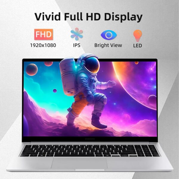 SAMSUNG Galaxy Book4 Business Laptop - Win 11 Pro & MS Office Lifetime, 15.6" FHD Display, Intel 10-Core 7-150U(up to 5.4 GHz), 16GB RAM, 4TB SSD, 14H Long Battery Life, with External CD/DVD Drive - Image 5
