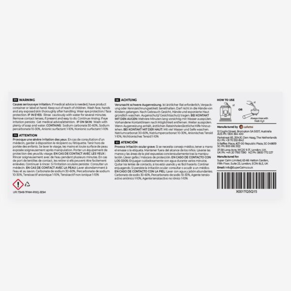 Sage Cleaning Tablets - 8 Pack | By Cafetto: who make Sage Coffee Machine Cleaning Tablets - Cleaner and Cino Cleano Espresso Machine Cleaner | by Super Cal - Made in Australia - Image 4