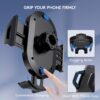 Car Phone Holder [Strong Suction Cup] Long Arm for Car Windshield Dashboard, Compatible with iPhone 16/15/14/13/12, Samsung Galaxy S21 and More - Image 4