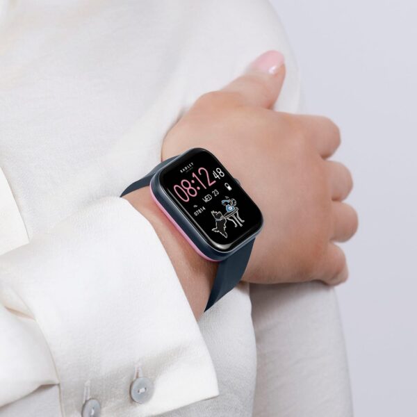 RADLEY Series 32 Smart Watch for Women with Bluetooth Call, Health Fitness Tracker, 1.80”, Heart Rate, Sleep tracking, Navy Silicone Strap, IP68 Waterproof - Image 3
