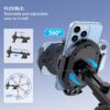 Car Phone Holder [Strong Suction Cup] Long Arm for Car Windshield Dashboard, Compatible with iPhone 16/15/14/13/12, Samsung Galaxy S21 and More - Image 5