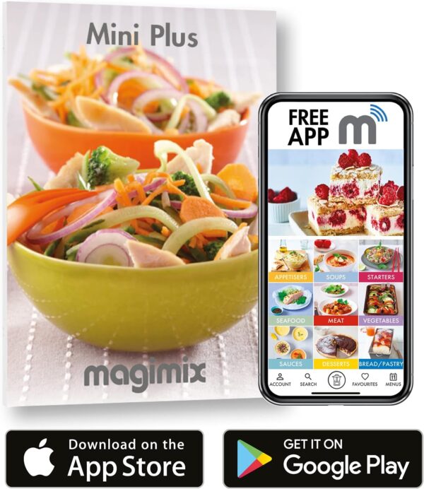 Magimix 18252 Le Mini Plus Food Processor, 1.7 liters, Black - Image 7