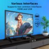 24 Inch Small TV, DVB-T/T2/ FreeView HD Digital Audio, full view Reduction Color Engine LED Backlighting,AC/DC-12V in/HDMI/VGA/USB Media Player for Camper,Bedroom - Image 4