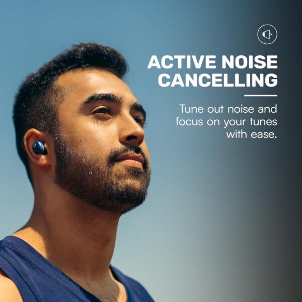Raycon Fitness Bluetooth True Wireless Earbuds with Built in Mic 54 Hours of Battery IPX 7 Waterproof and Charging Case with Talk, Text, and Play Bluetooth 5.2 Portable Sport (Black) - Image 5