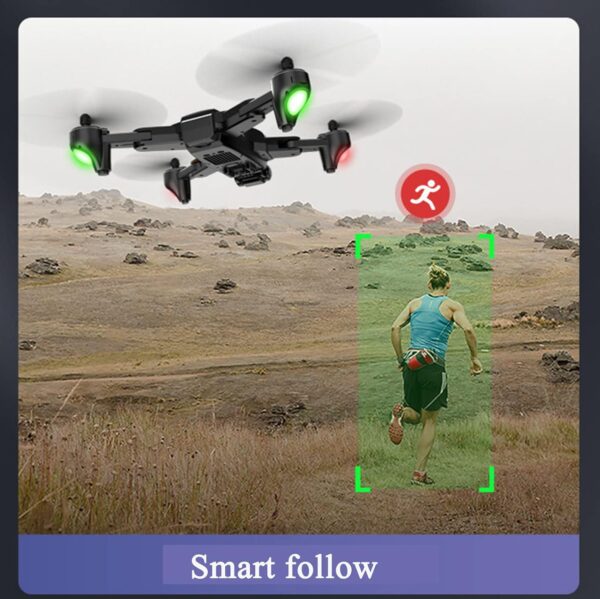 Drone 4K Optical Flow Dual Camera Quadcopter Long Battery Life HD Aerial Photography Remote Control Toy Gesture Recognition to Take Pictures Smart Follow Smart Return - Image 7