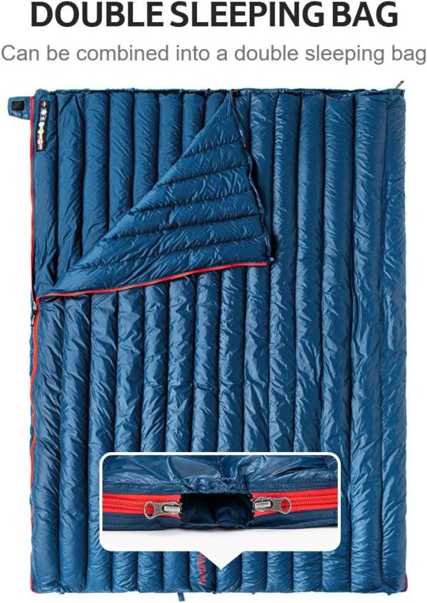Naturehike Sleeping Bag Ultra Lightweight Envelope Sleeping Bag for 3-4 Seasons, Waterproof, for Camping, Hiking, Mountaineering - Image 7