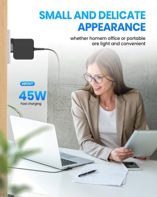 Lenovo Laptop Charger | Compatible with Lenovo IdeaPad 310, 320S, 330S & Yoga 510, 520, 710 | Power Cord Supply, 4.0 * 1.7mm Tip - Image 8
