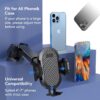 Car Phone Holder [Strong Suction Cup] Long Arm for Car Windshield Dashboard, Compatible with iPhone 16/15/14/13/12, Samsung Galaxy S21 and More - Image 7