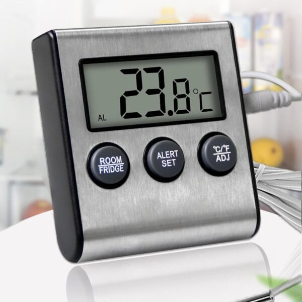 Freezer Temperature Monitor - Smart Fridge Thermostat, Intelligent Real-Time Temperature Alarm | Deep Freezer Sensor For Kitchen, Refrigerator Temperature Control System With Digital Alerts - Image 3