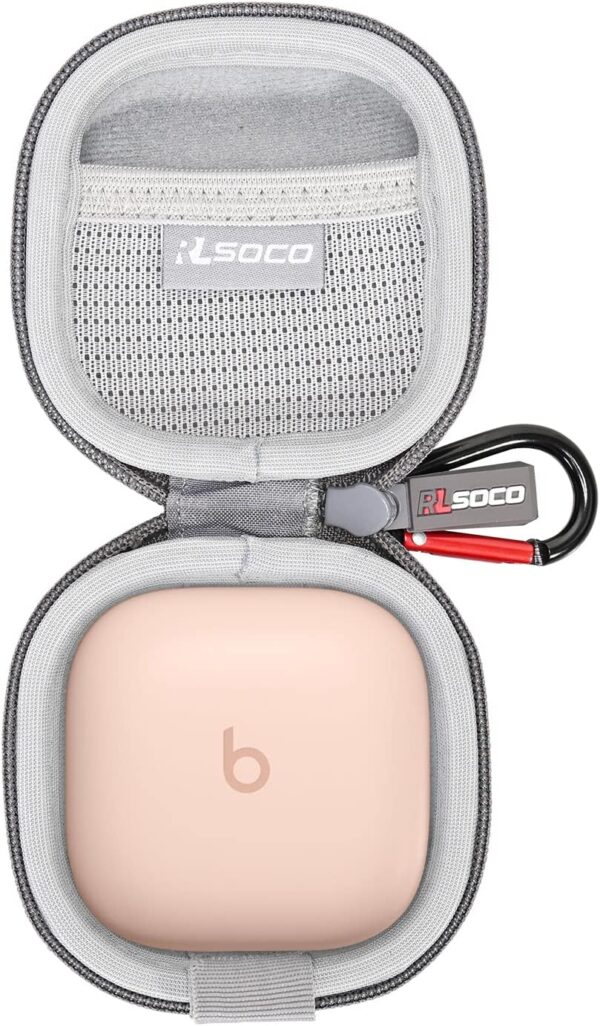 RLSOCO Hard Case for Beats Fit Pro & Fit Pro x Kim Kardashian Earbuds (Purple） - Image 5