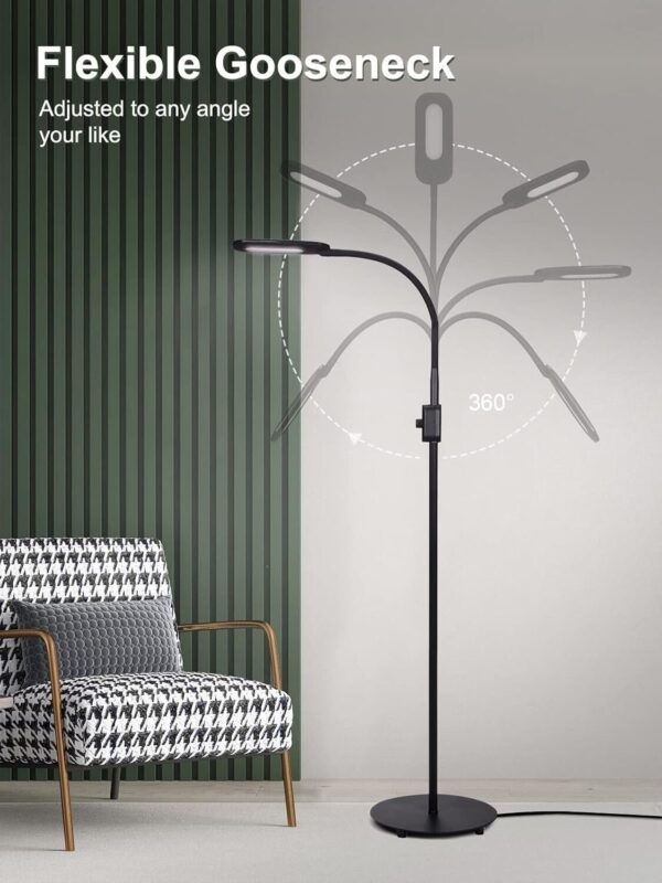 BritMo LED Floor Standing Lamp Warm Cool Day Light Dimmable LT-ST34 Light 8W - Image 7