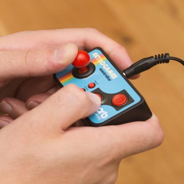 Plug and Play Retro TV Games Controller Console, 200 Built In Games, 8-Way Joystick & 2 Buttons, for Adults & Kids - ThumbsUp! - Image 4