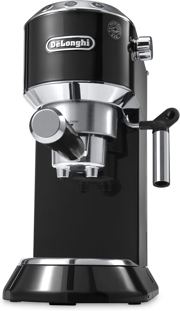 De'Longhi Dedica 5-Bar Pump Espresso Machine, 35 Ounces, Black - Image 2