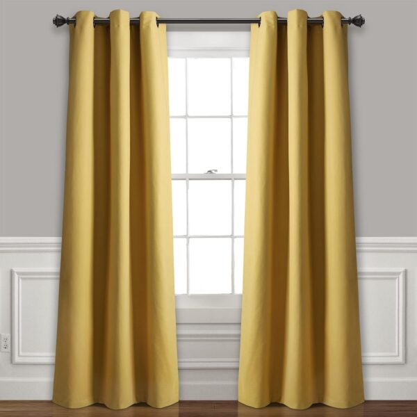 Lush Decor Absolute Blackout Blue Insulated Grommet Window Curtain Panel Pair | Room Darkening, Energy Efficient, 95 in x 38 - Image 4