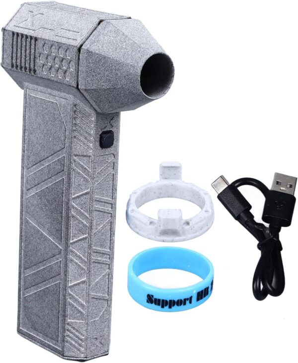 Jet Dry Mini Blower, Portable 150000 RPM Compressed Air Duster,3 Gears Powerful Turbine Cordless Electric Blower Computer Vacuum Cleaner for Car Home Computers - Image 7