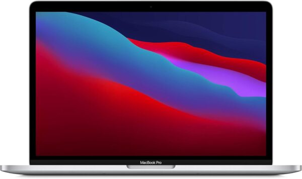2020 Apple MacBook Pro M1 Chip (13-inch, 8GB RAM, 256GB SSD Storage) (QWERTZ English) Silver (Renewed) - Image 2