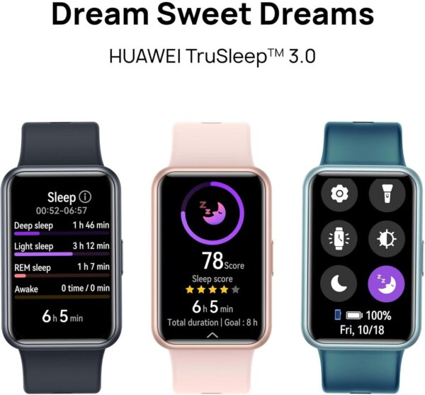 HUAWEI WATCH FIT SE Smartwatch for men women, iOS & Android, Up to 9 Days Battery Life- Fitness Tracker AMOLED Screen - Activity Tracker - Health Monitor & Sports Tracker- Pink - Image 4