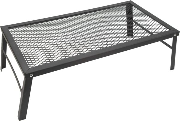 Folding Campfire Grill Heavy Duty Iron Waterproof Portable Camp Fire Cooking Rack for Outdoor Barbecue - Image 9