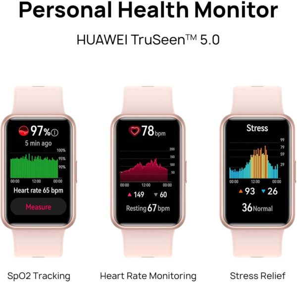 HUAWEI WATCH FIT SE Smartwatch for men women, iOS & Android, Up to 9 Days Battery Life- Fitness Tracker AMOLED Screen - Activity Tracker - Health Monitor & Sports Tracker- Pink - Image 10