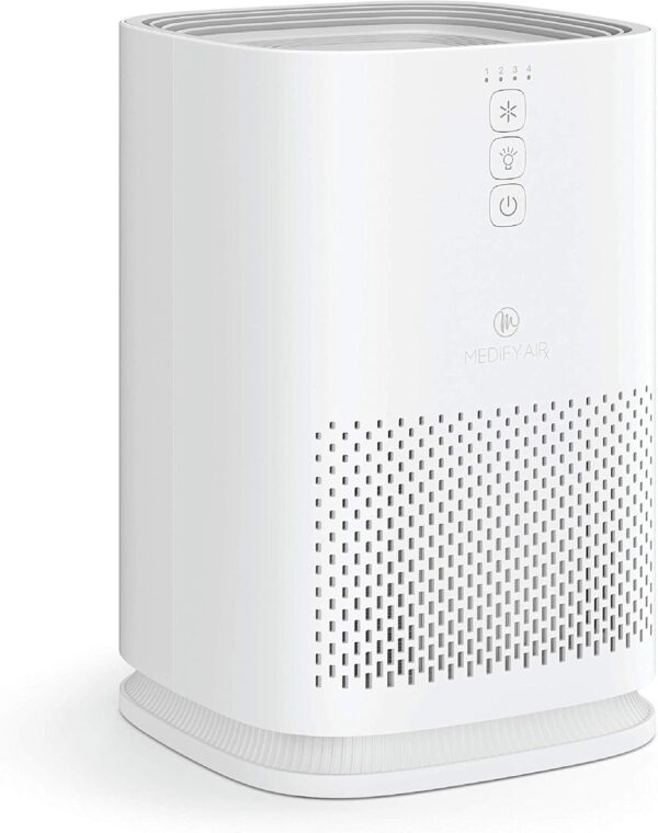 Medify MA-14 Air Purifier with H13 True HEPA Filter | 18 sq m Coverage | for Allergens, Smoke, Smokers, Dust, Odors, Pollen, Pet Dander | Quiet 99.9% Removal to 0.1 Microns | White, 1-Pack - Image 2
