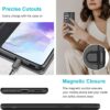 for Samsung A35 5G Case, 4 Card Slots Flip Wallet Kickstand Shockproof Protective Phone Case for Samsung Galaxy A35 5G, Black - Image 6