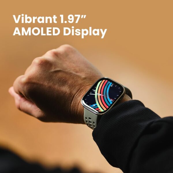 Amazfit Bip 6 Smart Watch 46mm, 14 Day Battery, 1.97" AMOLED Display, GPS & Free Maps, AI, Bluetooth Call & Text, Health, Fitness & Sleep Tracker, 140+ Workout Modes, 5 ATM Water-Resistance, Charcoal - Image 7