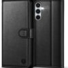 for Samsung A35 5G Case, 4 Card Slots Flip Wallet Kickstand Shockproof Protective Phone Case for Samsung Galaxy A35 5G, Black - Image 2