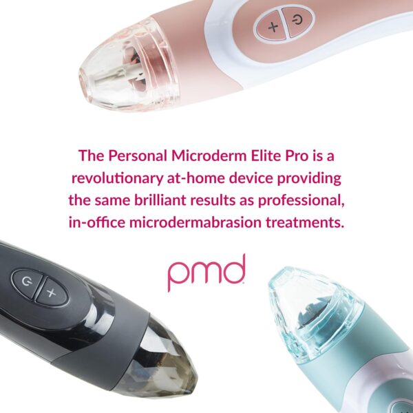 PMD Personal Microderm Elite Pro - At-Home Microdermabrasion Machine with Kit for Face & Body - Exfoliating Crystals and Vacuum Suction for Fresh and Radiant Skin - Three Speed and Suction Options - Image 11