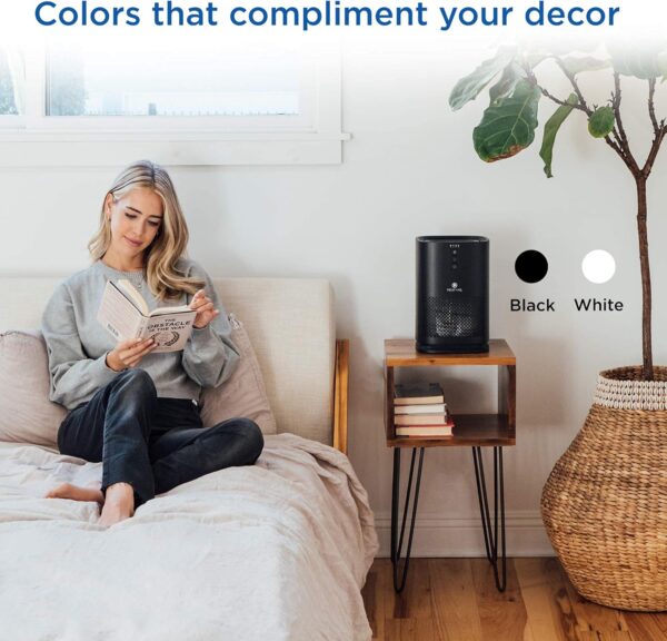 Medify MA-14 Air Purifier with H13 True HEPA Filter | 18 sq m Coverage | for Allergens, Smoke, Smokers, Dust, Odors, Pollen, Pet Dander | Quiet 99.9% Removal to 0.1 Microns | White, 1-Pack - Image 6