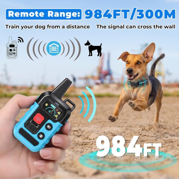 Citronella Dog Training Collar with Remote, Spray Bark Training Collar with Spray/Vibration/Beep Modes, No Electric Shock Humane Safe Rechargeable Waterproof Anti Bark Device for Dogs - Image 7